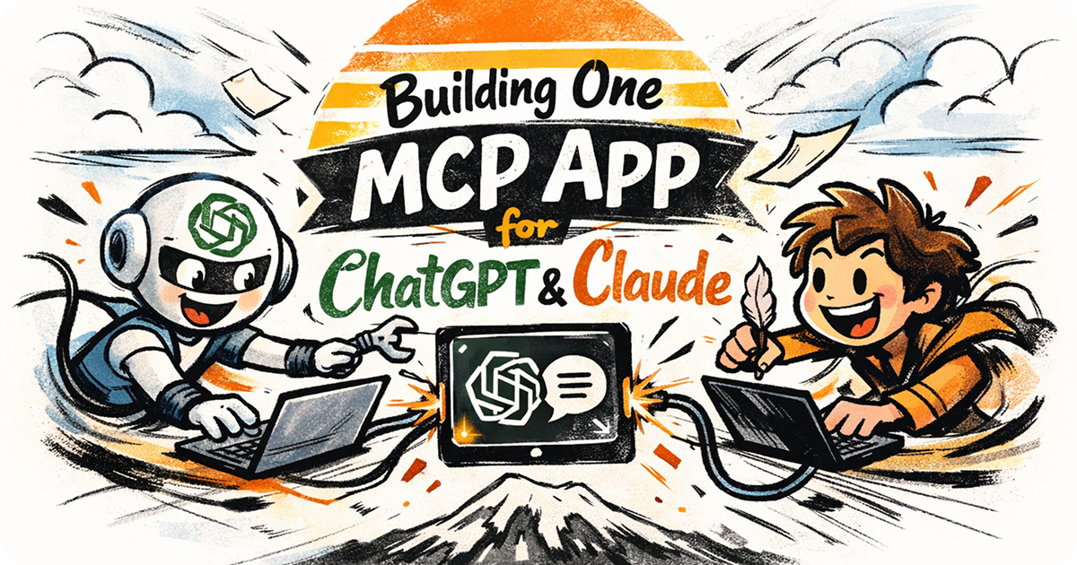 Building one app for ChatGPT and Claude!