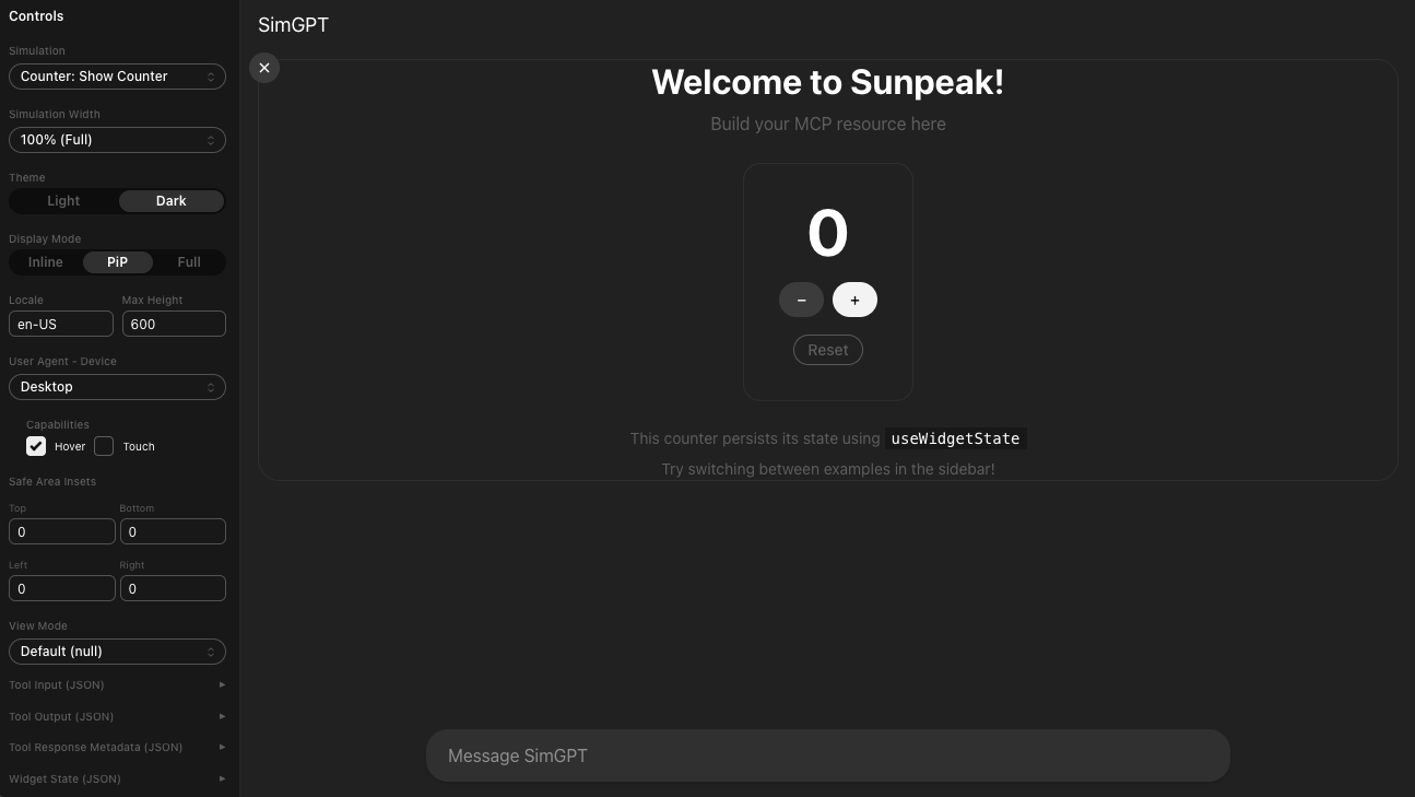 Picture-in-Picture display mode