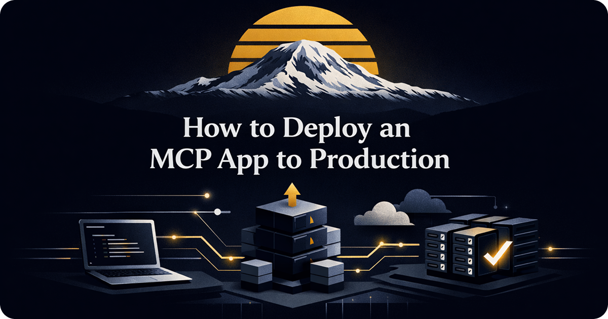 Deploy your sunpeak MCP App to production.