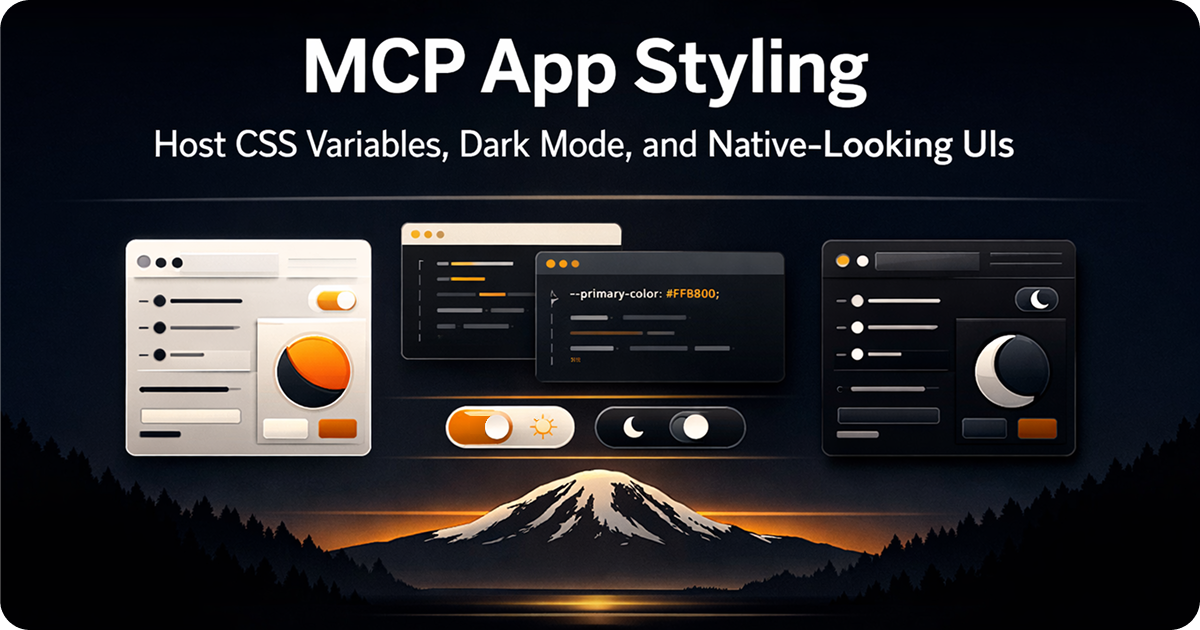 MCP App resources styled with host CSS variables look native in ChatGPT and Claude.