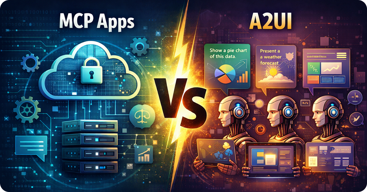 MCP Apps vs A2UI: Which Agent UI Standard Should You Use?